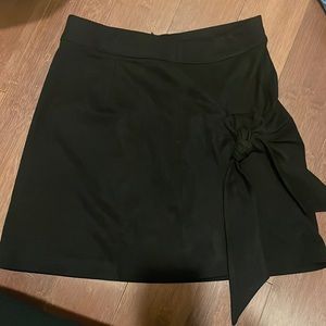 Black Suede Zara Mini Skirt